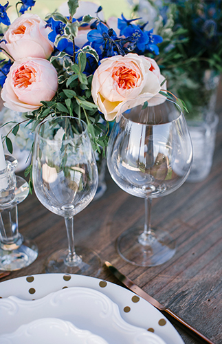 Peach & Blue Beachfront Wedding Inspiration - Inspired by This