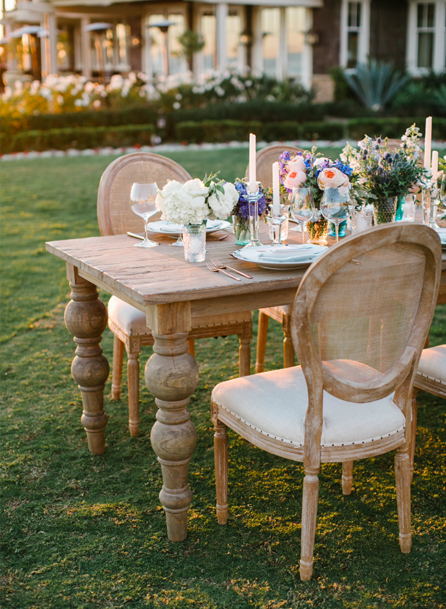 Peach & Blue Beachfront Wedding Inspiration - Inspired by This