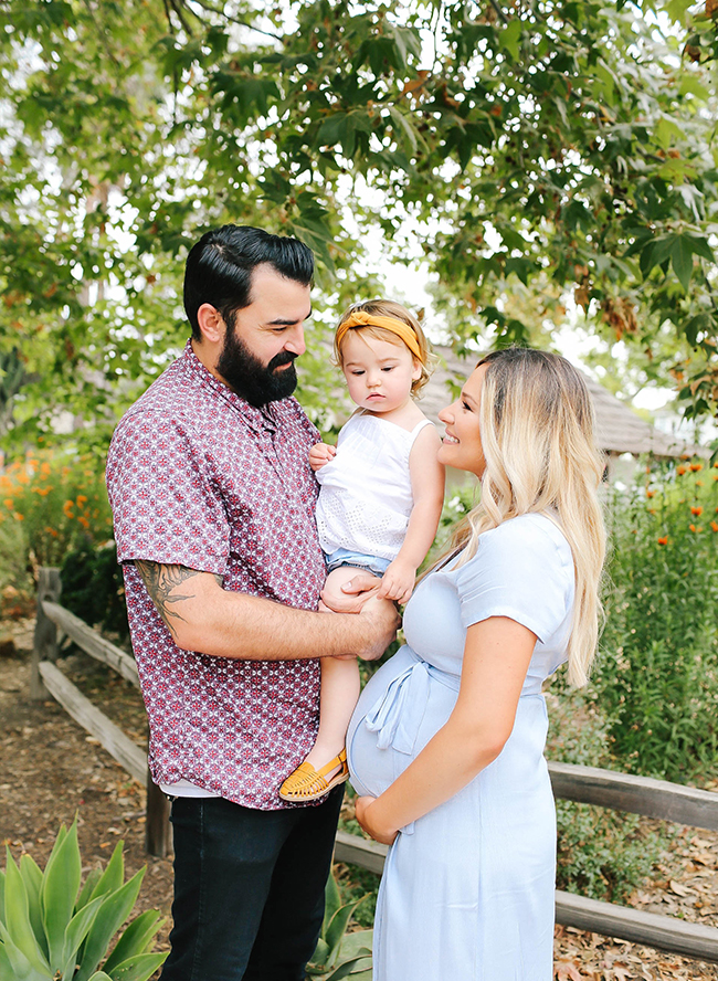 Botanical Gardens Maternity Photos - Inspired by This