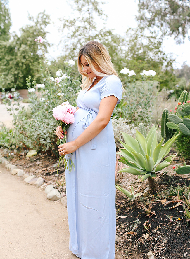 Botanical Gardens Maternity Photos - Inspired by This