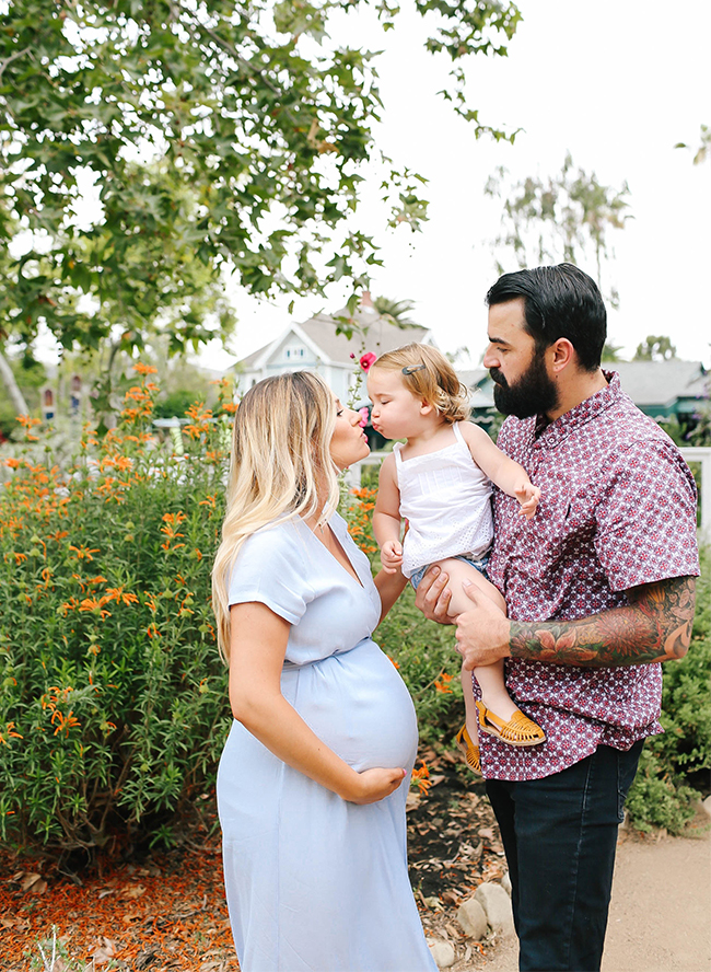 Botanical Gardens Maternity Photos - Inspired by This