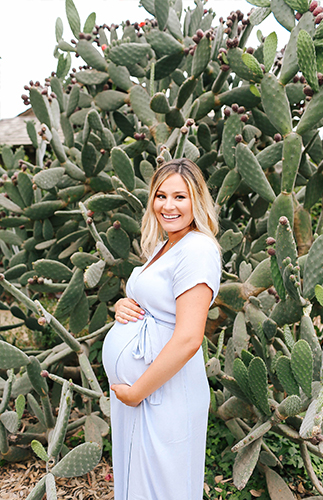 Botanical Gardens Maternity Photos - Inspired by This