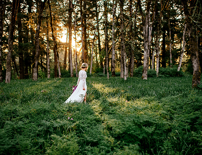 Lilac Flower Field Bridal Inspiration - Inspired by This