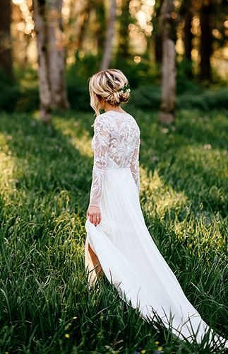 Lilac Flower Field Bridal Inspiration - Inspired by This