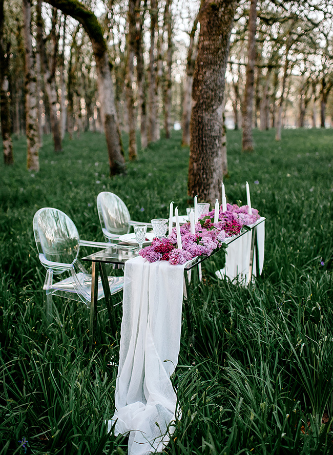 Lilac Flower Field Bridal Inspiration - Inspired by This