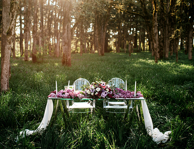 Lilac Flower Field Bridal Inspiration - Inspired by This