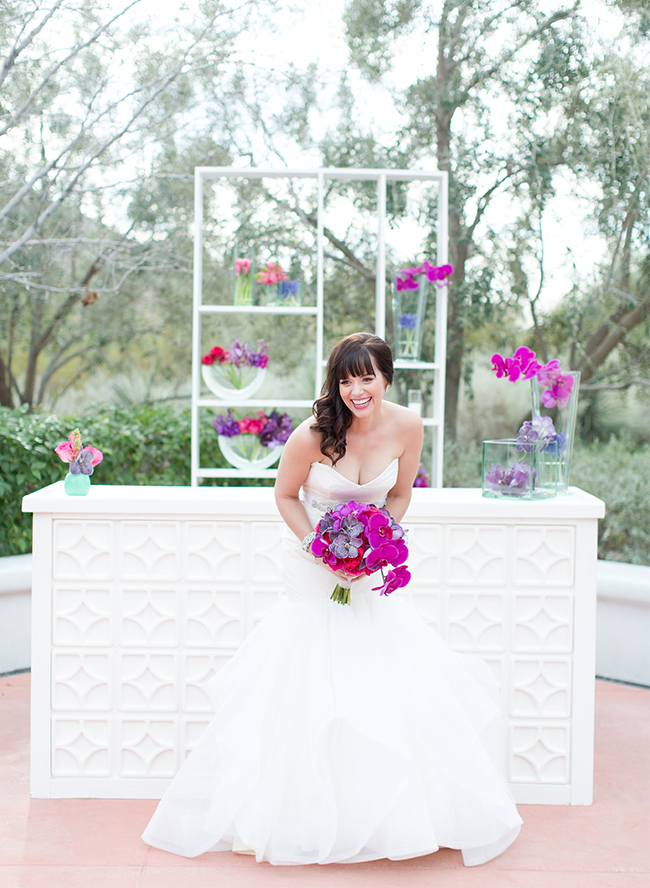 Modern & Vibrant Pink and Purple Wedding - Inspired by This