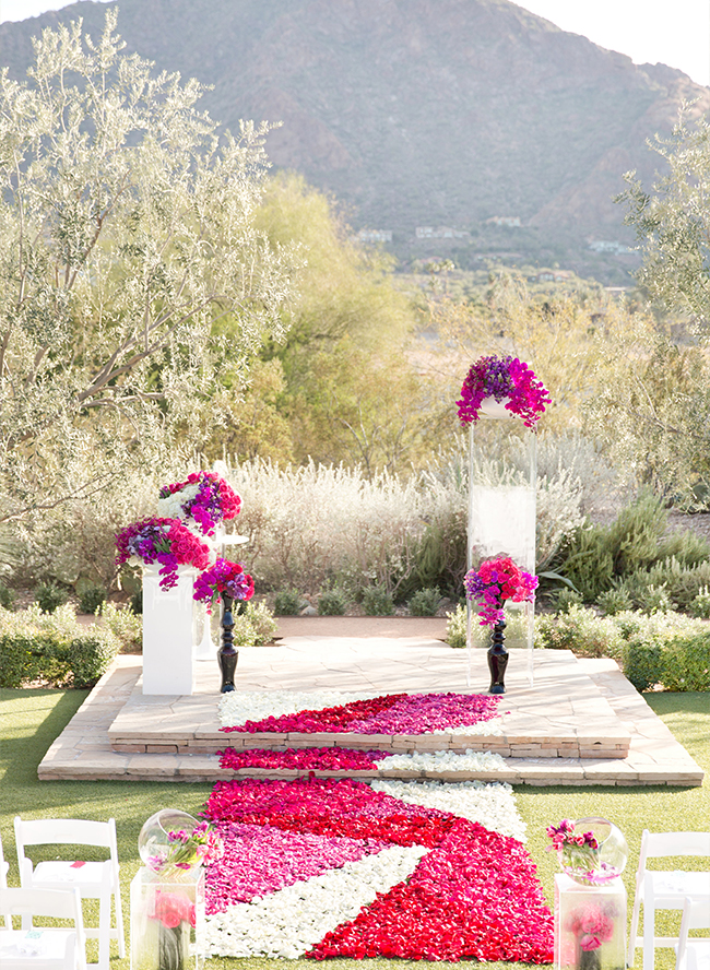 Modern & Vibrant Pink and Purple Wedding - Inspired by This