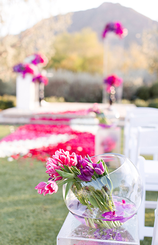 Modern & Vibrant Pink and Purple Wedding - Inspired by This