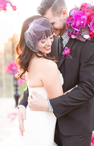 Modern & Vibrant Pink and Purple Wedding - Inspired by This