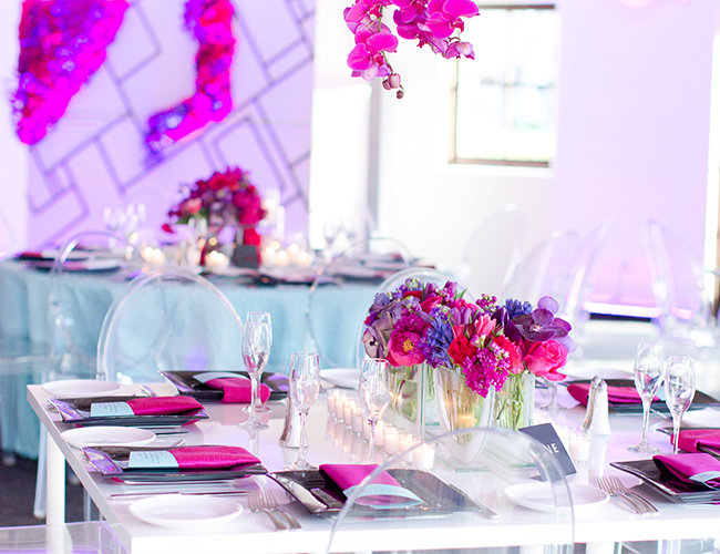 Modern & Vibrant Pink and Purple Wedding - Inspired by This