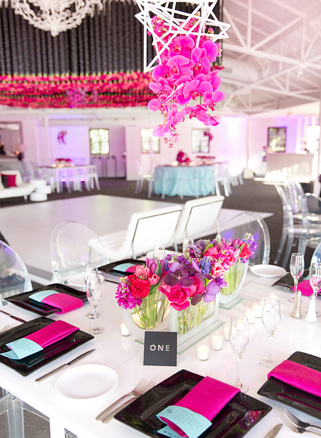 Modern & Vibrant Pink and Purple Wedding - Inspired by This