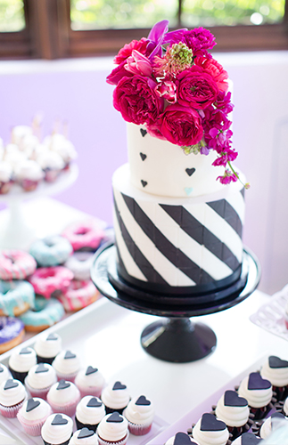 Modern & Vibrant Pink and Purple Wedding - Inspired by This