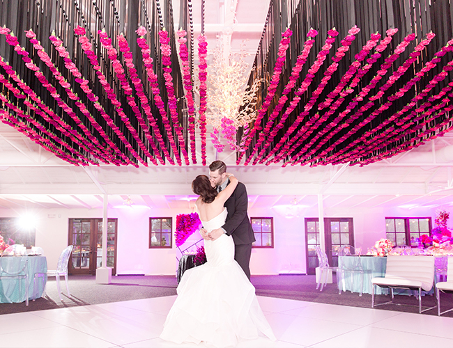 Modern & Vibrant Pink and Purple Wedding - Inspired by This