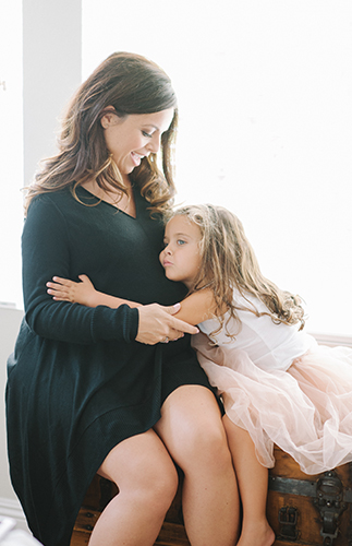 Intimate Mother Daughter Maternity Photos - Inspired by This