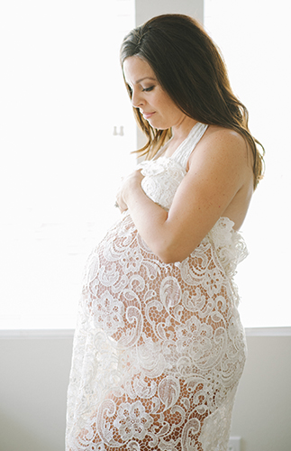 Intimate Mother Daughter Maternity Photos - Inspired by This