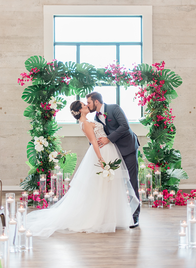 Modern Fuchsia Wedding Inspiration - Inspired by This