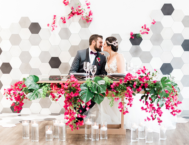 Modern Fuchsia Wedding Inspiration - Inspired by This