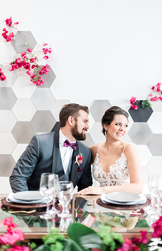 Modern Fuchsia Wedding Inspiration - Inspired by This