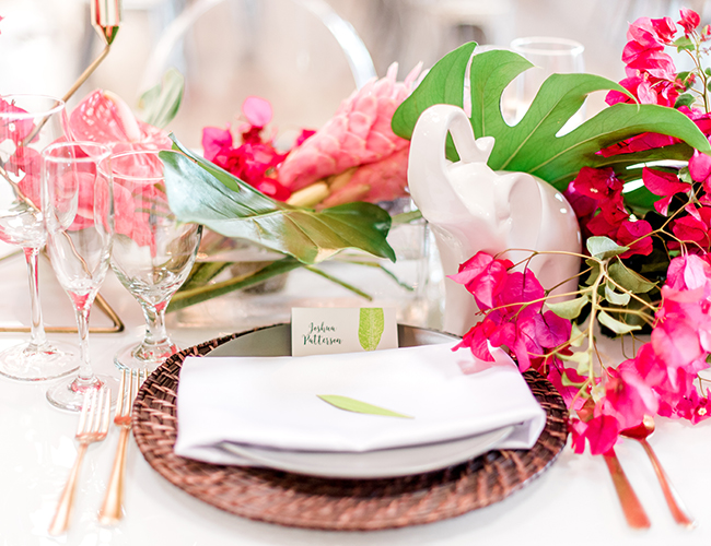 Modern Fuchsia Wedding Inspiration - Inspired by This