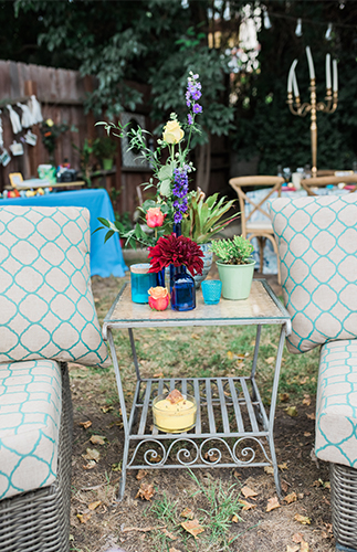 Colorful Backyard Baby Shower - Inspired by This