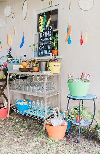 Colorful Backyard Baby Shower - Inspired by This