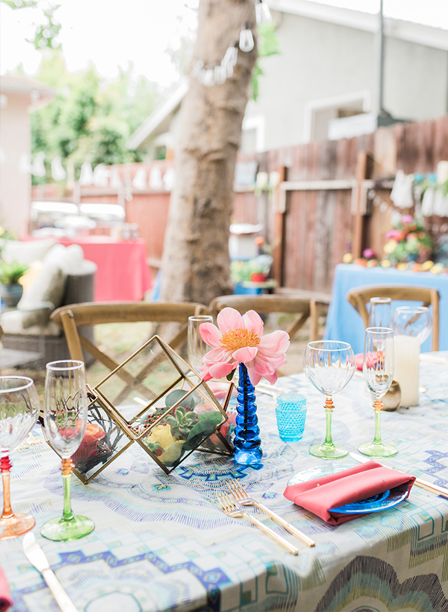 Colorful Backyard Baby Shower - Inspired by This