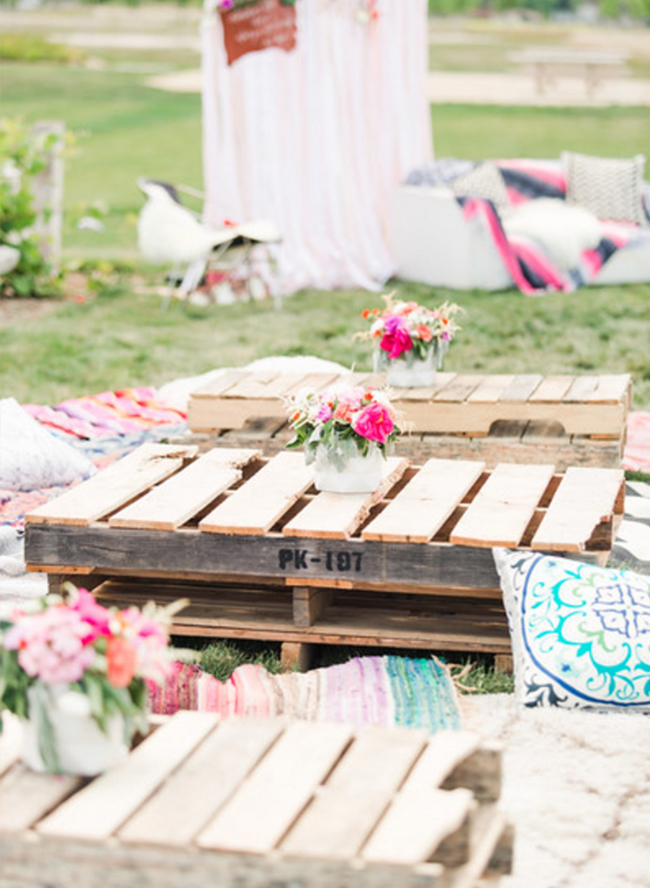 Bright Bohemian Outdoor Baby Shower - Inspired by This