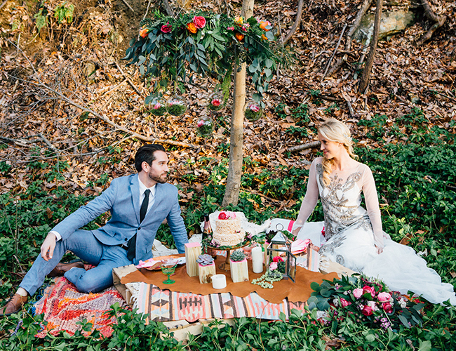 Woodsy Bohemian Elopement - Inspired by This