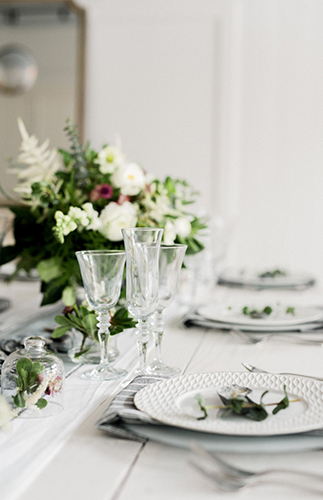 Silver & White Coastal Dinner Party - Inspired by This