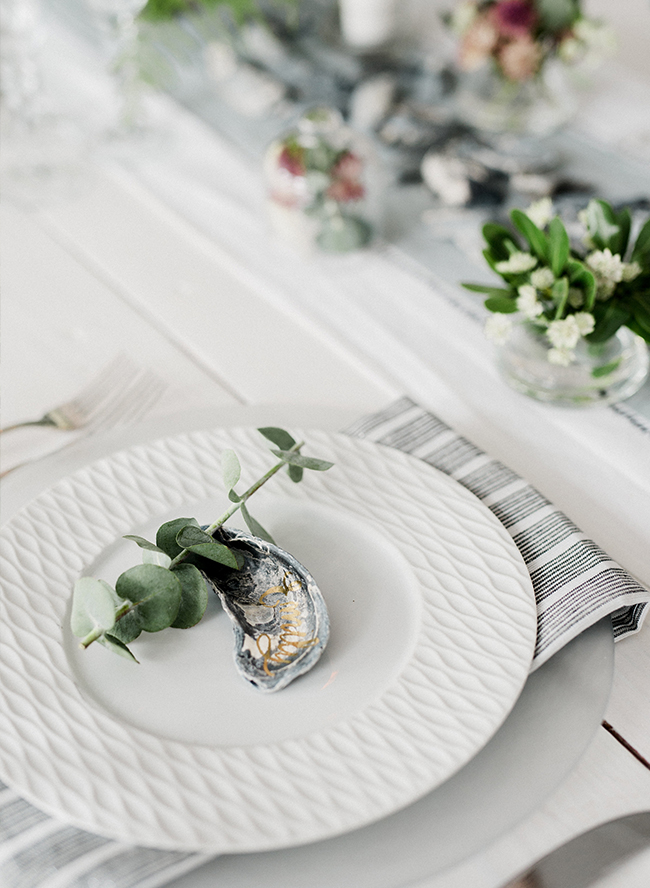Silver & White Coastal Dinner Party - Inspired by This