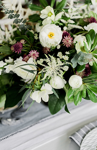 Silver & White Coastal Dinner Party - Inspired by This