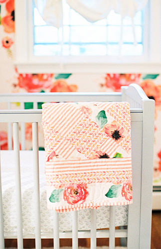 Grey & Pink Rose Nursery - Inspired by This