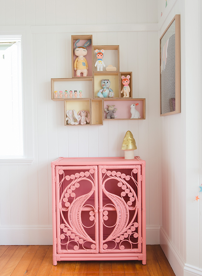 An Adorable Eclectic Bedroom for a Little Girl - Inspired by This