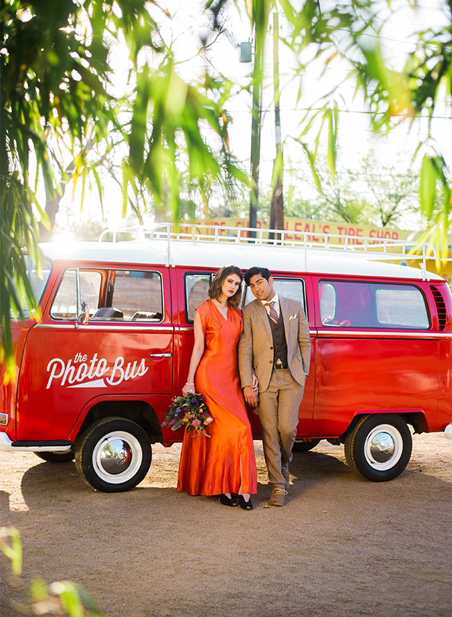 Red & Purple 1940's Wedding Inspiration - Inspired by This