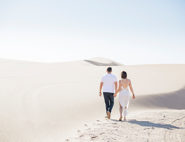 Sand Dune Engagement Photos - Inspired by This