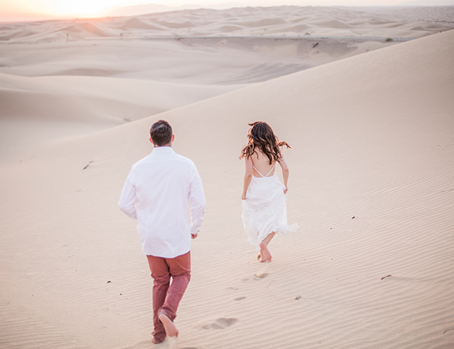 Sand Dune Engagement Photos - Inspired by This