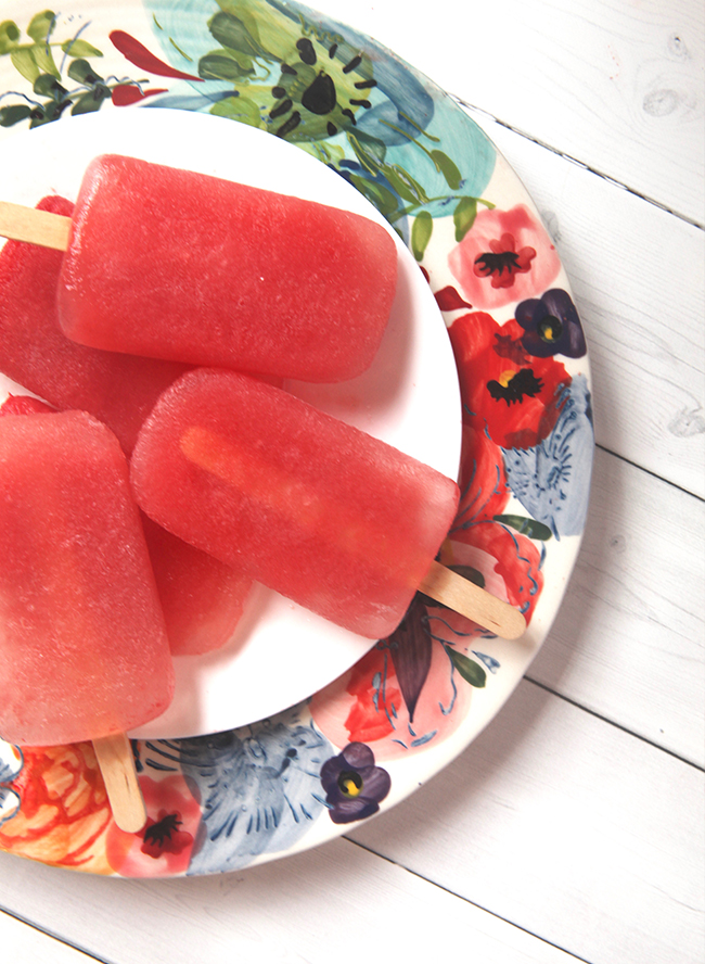 Watermelon Lime Popsicle Recipe - Inspired by This