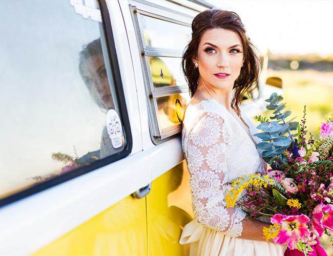 Vintage Yellow Elopement at Sunrise - Inspired by This