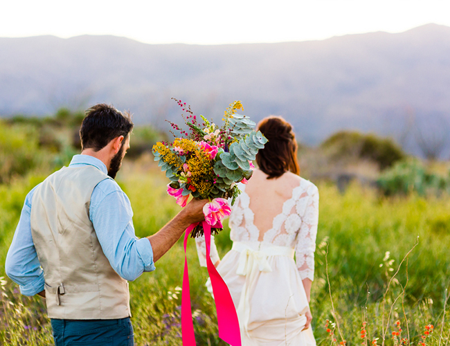 Vintage Yellow Elopement at Sunrise - Inspired by This