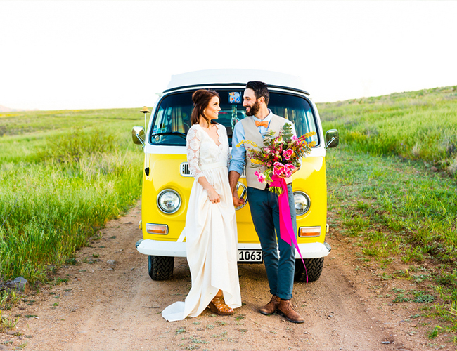 Vintage Yellow Elopement at Sunrise - Inspired by This