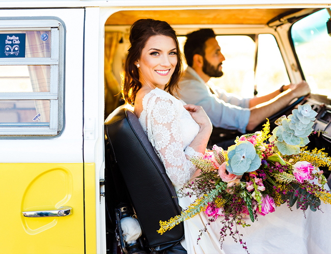 Vintage Yellow Elopement at Sunrise - Inspired by This