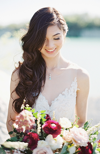 Airy Blue Seaside Elopement - Inspired by This