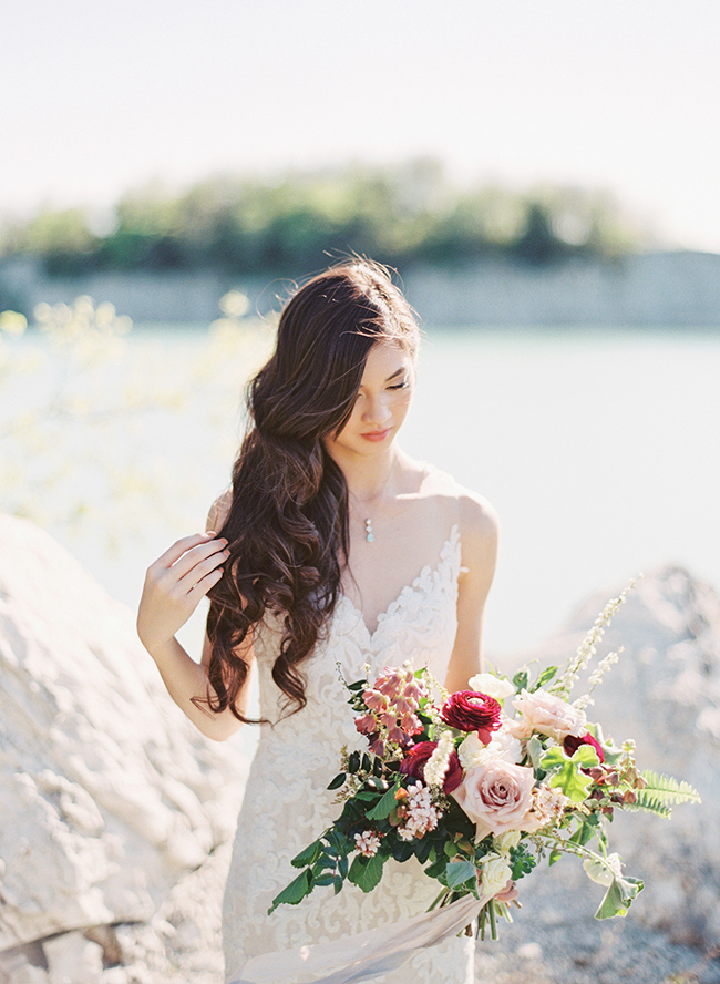 Airy Blue Seaside Elopement - Inspired by This