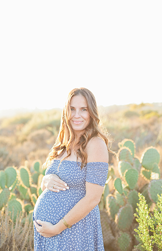 Beachy Family Maternity Photos in Crystal Cove - Inspired by This