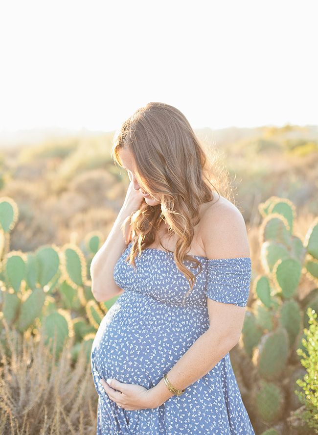 Beachy Family Maternity Photos in Crystal Cove - Inspired by This