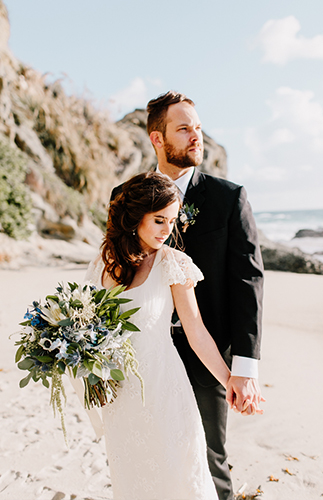 Sea Glass Inspired Wedding at the Beach - Inspired by This