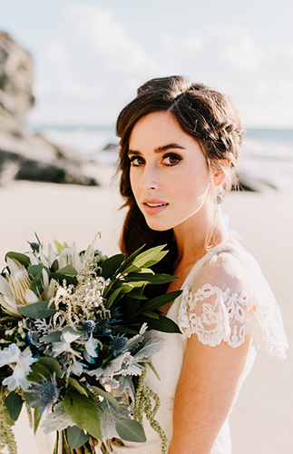 Sea Glass Inspired Wedding at the Beach - Inspired by This