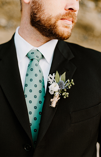 Sea Glass Inspired Wedding at the Beach - Inspired by This