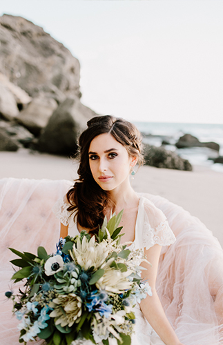 Sea Glass Inspired Wedding at the Beach - Inspired by This